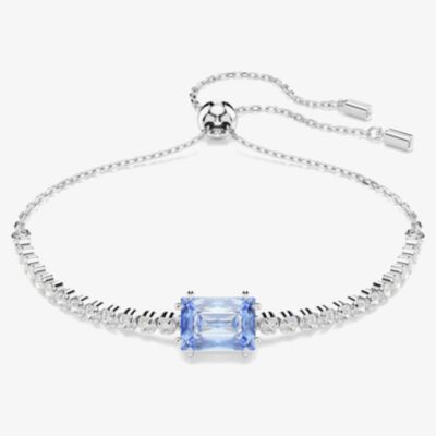Swarovski Matrix Tennis Blue Zirconia Crystal Bracelet 5693412