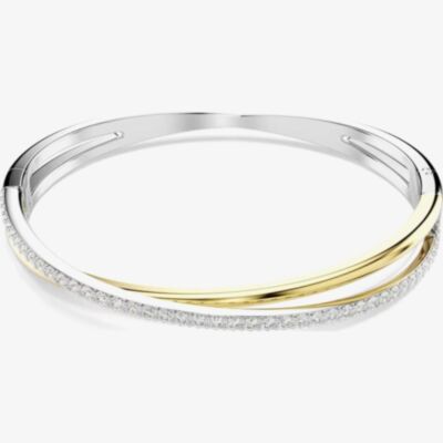 Swarovski Hyperbola Two Colour Crossover Bangle 568972