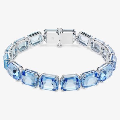Swarovski Millenia Rhodium Plated Blue Gradient Bracelet 5694135