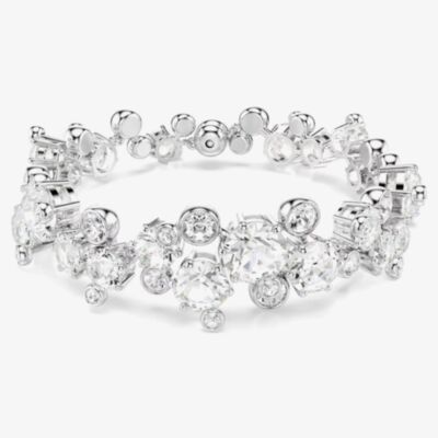 Swarovski Constella Rhodium Plated White Crystal Bracelet 5722469