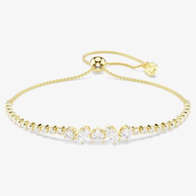 Swarovski Mesmera 18ct Yellow Gold Plated Multi Cut Bracelet 5747939