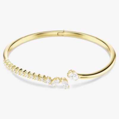 Swarovski Mesmera 18ct Yellow Gold Plated Medium Bangle 5750440
