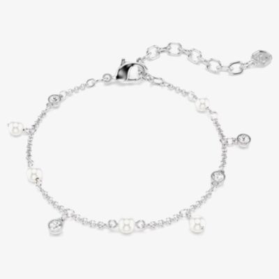 Swarovski Imber Rhodium Plated Crystal Pearl Bracelet 5754242
