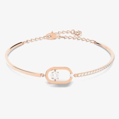 Swarovski North Rose Gold Tone Open Pave Bracelet 5472382