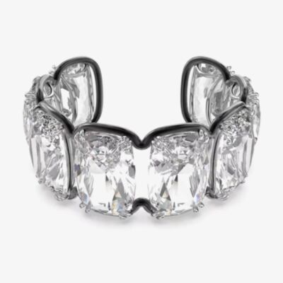 Swarovski Ladies Harmonia Crystal Cuff Bangle 5600039
