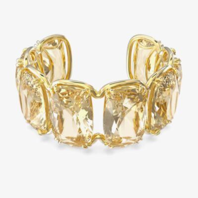 Swarovski Harmonia Gold Tone Plated Yellow Crystal Bangle 5616521