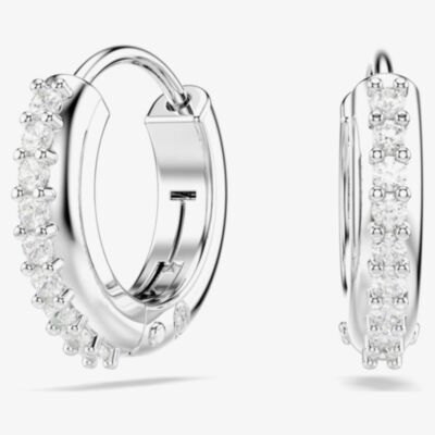 Swarovski Matrix Tennis Crystal Hoop Earrings 5690670