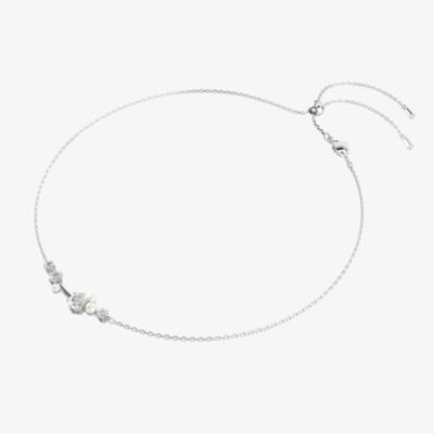 Swarovski Constella Crystal & Pearl Bar Necklace 5705626
