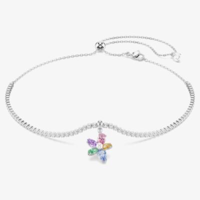 Swarovski Ariana Grande x Swarovski Crystal Flower Choker Necklace 5749189