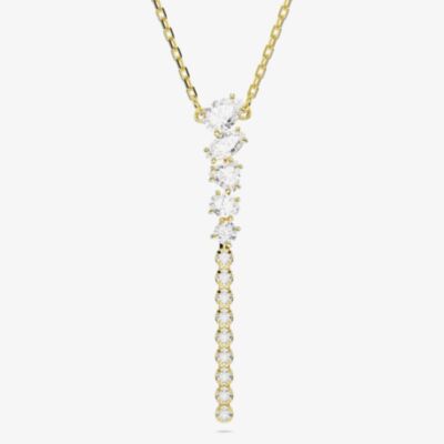 Swarovski Mesmera 18ct Yellow Gold Plated Y Pendant 5747997