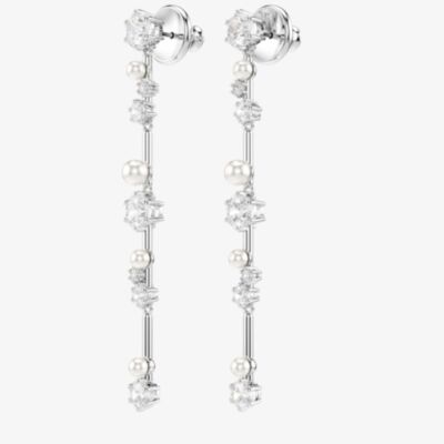 Swarovski Constella Pearl Drop Earrings 5705614