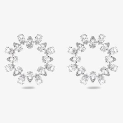 Swarovski Ladies Millenia Crystal Halo Stud Earrings 5601509