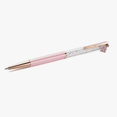 Swarovski Crystalline Pink Crystal Teddy Bear Ballpoint Pen 5744955