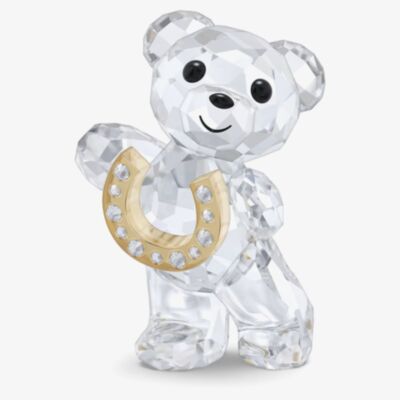 Swarovski Kris Bear Lucky Horseshoe Figurine 5720459