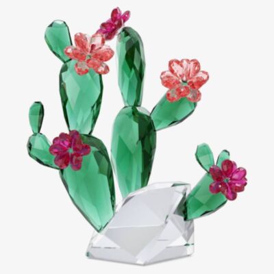 Swarovski Crystal Flowers Desert Pink Cactus Ornament 5426805