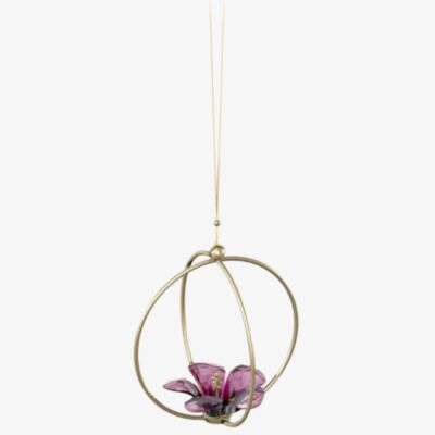 Swarovski Large Garden Tales Hibiscus Ball Ornament 5619233
