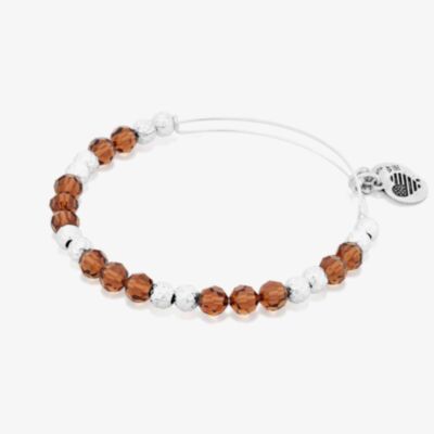 ALEX AND ANI Earth Beaded Bangle A16EB142SS