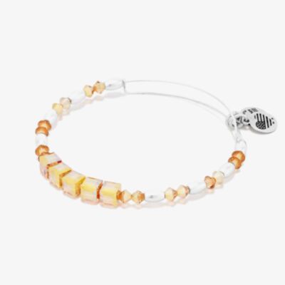 ALEX AND ANI Glow Beaded Bangle A16EB145SS