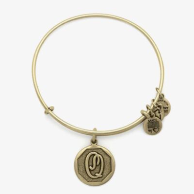 ALEX AND ANI Initial 'Q' Charm Bangle A13EB14QG