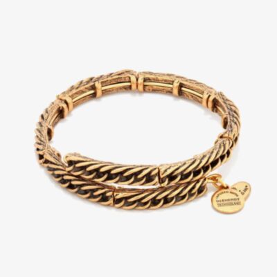 ALEX AND ANI Eve Metal Wrap Bangle V16W47RG