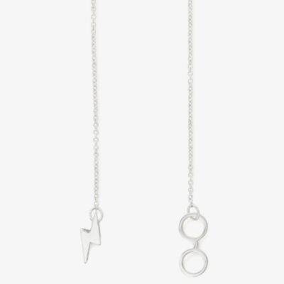 ALEX AND ANI Sterling Silver Glasses Lariat Necklace AS18HP37S