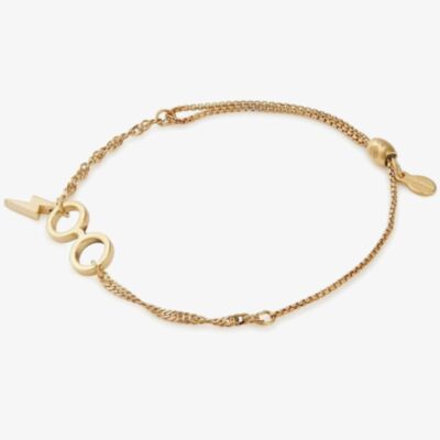 ALEX AND ANI Gold Plated Glasses Pull Chain Bracelet AS18HP38G