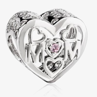 Rosa Lea Mom Heart Charm AM-2THB012004