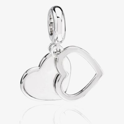 Rosa Lea Two Hearts Dangle Charm AM-2THB012204