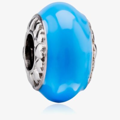 Rosa Lea Blue Enamel Charm AM-2THB003905-Blue