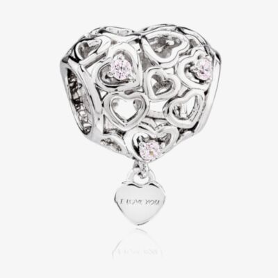 Rosa Lea I Love You Heart Charm AM-2THB007604