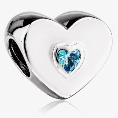 Rosa Lea Blue Heart Charm AM-2THB005704-Blue