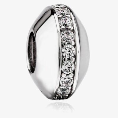 Rosa Lea White Thin Line Charm AM-2THB003504-White