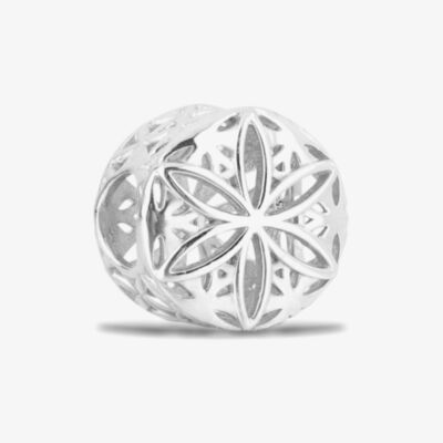 Rosa Lea Openwork Flower Charm AM-2THB014504
