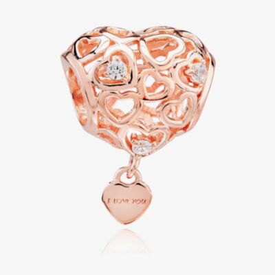 Rosa Lea I Love You Heart Charm AM-2THB007606