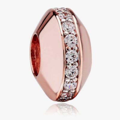 Rosa Lea White Thin Line Charm AM-2THB003506-White