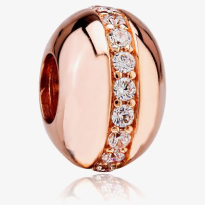 Rosa Lea White Line Charm AM-2THB003706-White