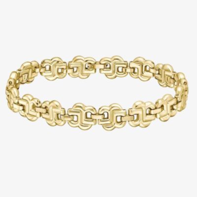 BOSS Ladies Gold Double B Strand Bracelet 1580741