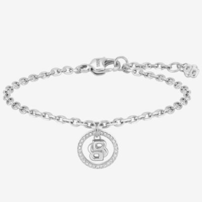 BOSS Double B Divine Silver Tone Bracelet 1580806