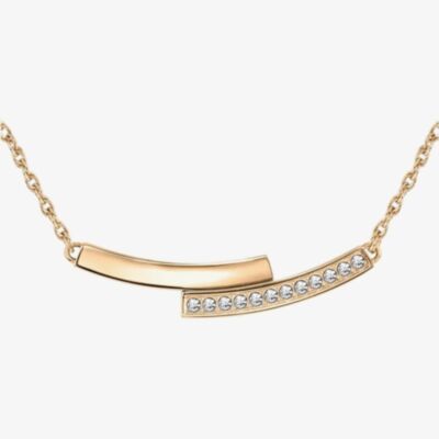 BOSS Saya Gold-Tone Double Bar Necklace 1580280