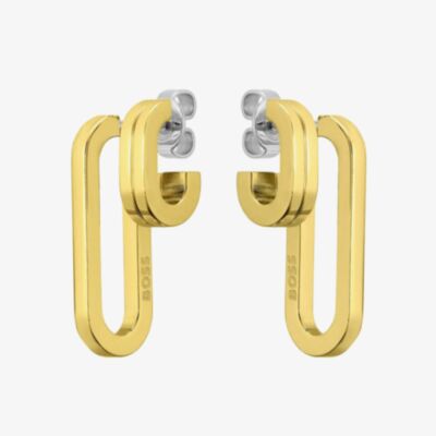 BOSS Hailey Pale Gold Plated Earrings 1580325