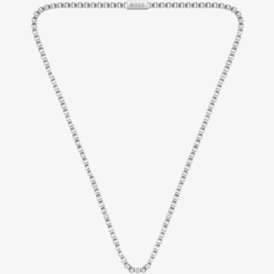 BOSS Mens Stainless-Steel 58cm Chain 1580292