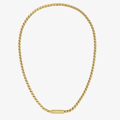 BOSS Mens Doran Gold Necklace 1580694