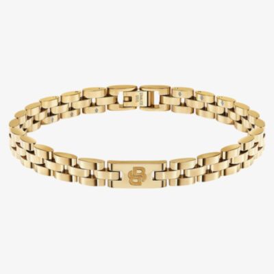 BOSS Archer Yellow Gold Tone Plated Stainless Steel Link Bracelet 1580889
