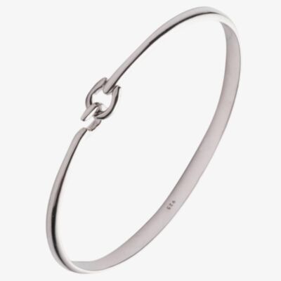 Lauren Ralph Lauren Silver Plain Bangle 60542804-G03