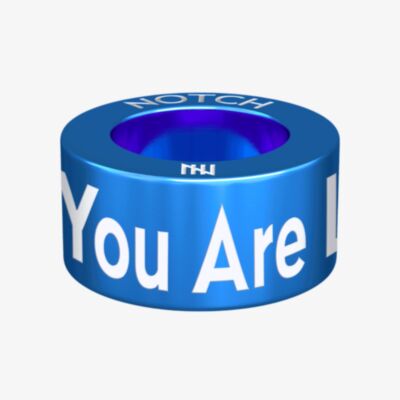 Notch Family You Are Loved Heart Blue Charm 00002-DB