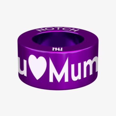 Notch Family I Heart You Mum Purple Charm 00003-PU