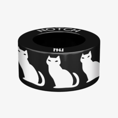 Notch Animals Cat Black Charm 00036-BL