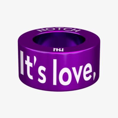 Notch Love It'S Love Actually Heart Purple Charm 00093-PU