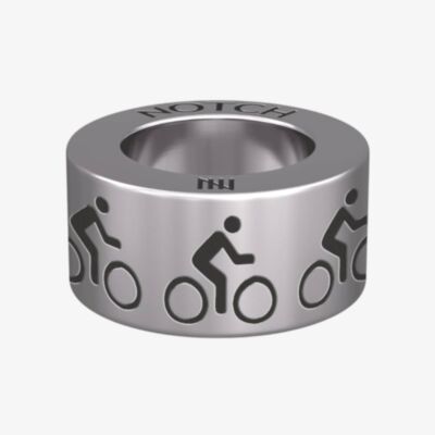 Notch Sports Cyclist Silver Charm 00020-SS