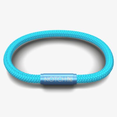 Notch Sustainable Aquamarine OceanYarn Blue Bracelet BC-024-08